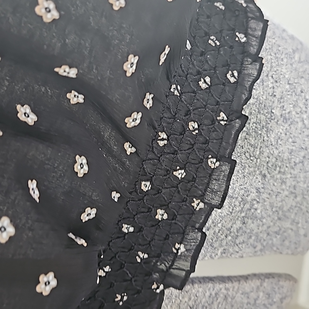 Tramp boho paisley sheer top - Picture 6 of 8
